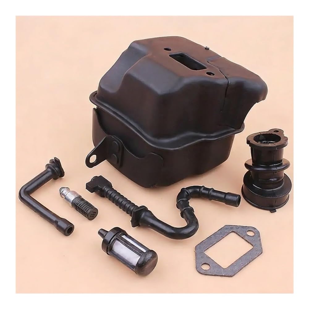 Kit de junta de línea de filtro de combustible del colector de admisión del silenciador de escape apto for motosierra S MS361 11351400650