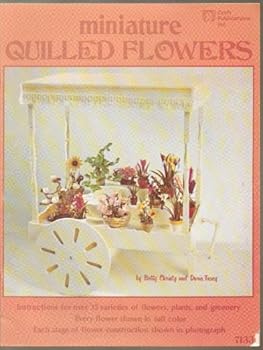 Paperback Miniature quilled flowers Book