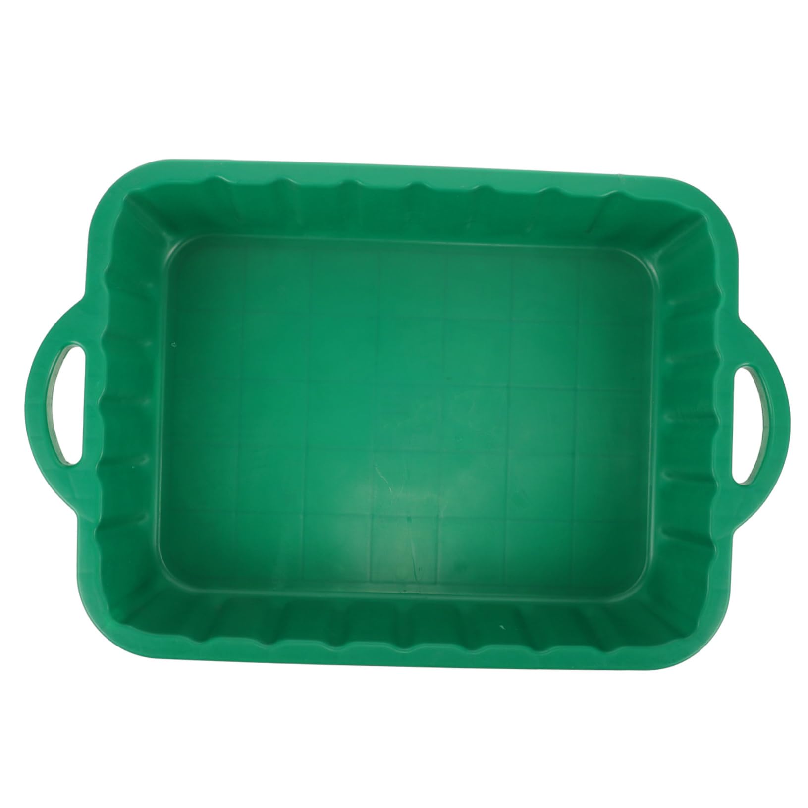 MAGICLULU Bac à Huile en Plastique Vert pour Automobile, Modèle Épais | Récupération Huile et Liquide de Refroidissement, Design Anti-fuite, Léger et Empilable pour Atelier