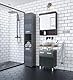 trendteam smart living - Runner - Hochschrank - Rauchsilber - Badezimmerschrank mit 2 Ablagen - (BxHxT) 30 x 190 x 31 cm - 4 Fächer und 3 höhenverstellbare Einlegeböden - Kratzfest