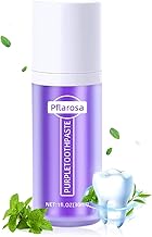 Toothpaste White Teeth, Purple Whitening Toothpaste 30 ml - Purple Colour Corrector Toothpaste Against Teeth Discolouration, Deep Cleaning & Enamel Protection, Fresh Breath