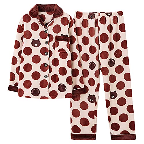 Pyjama ensemble chaud flanelle confortable contre les nuits froides
