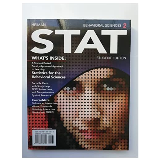 Behavioral Sciences STAT (with CourseMate Printed Access Card) (New, Engaging Titles from 4LTR Press)