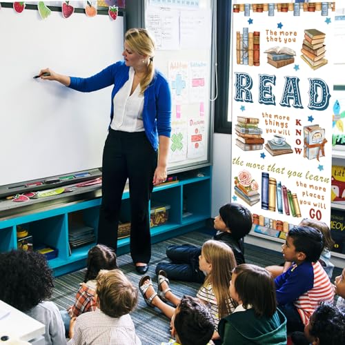 Couverture de porte de lecture pour école maternelle et salle de classe