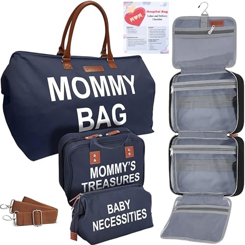 La Mejor review de Maleta maternidad - los más vendidos. 37 VONQA - Bolsa para mamá para hospital, bolsas de hospital extra grandes para parto y parto, bolsa de maternidad y embarazo durante la noche, Azul marino oscuro, X-large,...