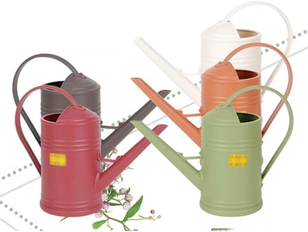 Gießkanne Gießkanne Für Zimmerpflanzen Pp-Harz-Gießkanne Mit Langem Auslauf Gartengeräte-Gießkanne Im Europäischen Stil Gartenarbeit(Brown)