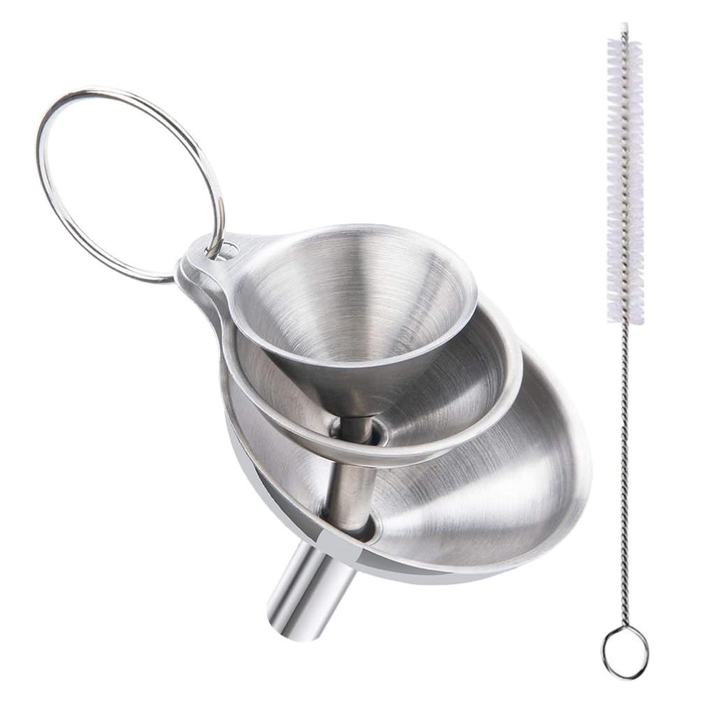 Imbuto da Cucina in Acciaio Inox, Set 1 Pezzo, Argento
