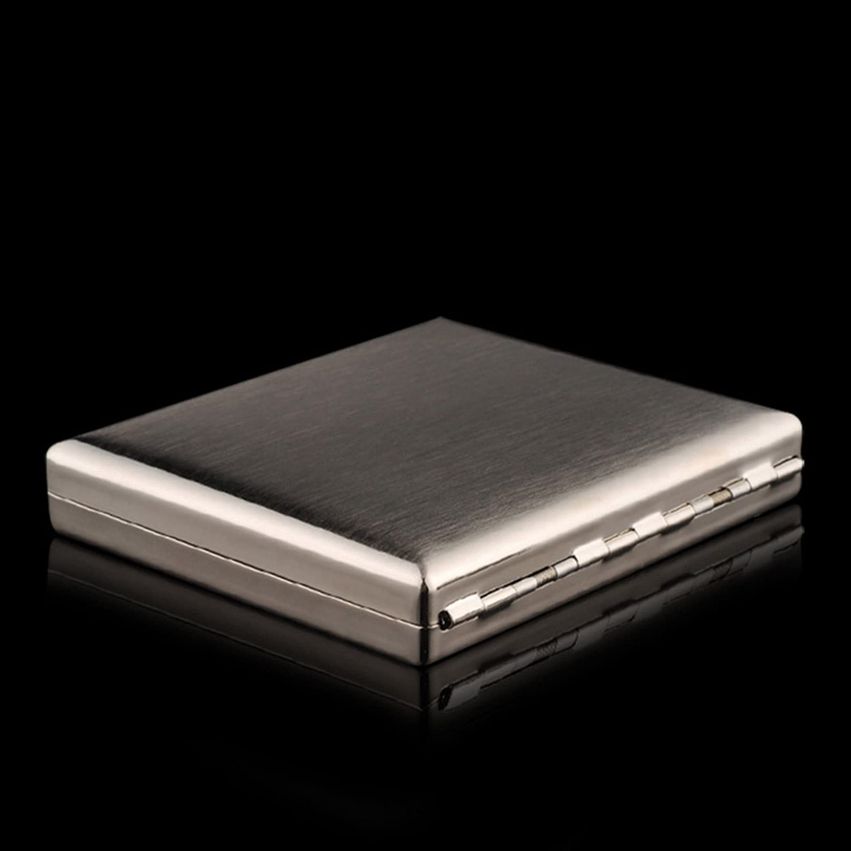 Modne etui na papierosy， metalowe etui na papierosy， metalowe etui na papierosy， męskie etui biznesowe， podwójnie grube aluminium， puste etui na papierosy， może，