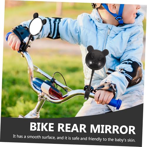 HONITANO 4 piezas Espejos para Manillar de Bicicleta Infantil Accesorios y Decorativos para Patinetes y Bicicletas de Equilibrio Espejo Retrovisor para Diseño Único y Color Color Aleatorio