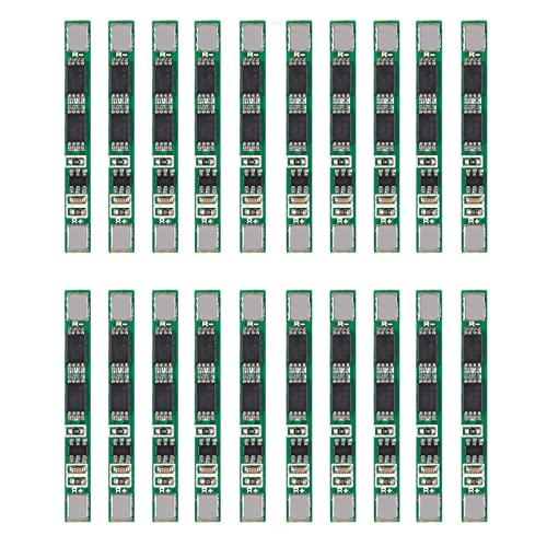 AEDIKO 20pcs 1S 3.7V 4A 18650 Charger PCB BMS Protection Board for Li-ion Lithium Battery Cell