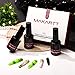 Makartt 3pcs No Wipe Matte Gel Top Coat and Base Coat Kit, Soak off UV LED Gel Base and Top Coat Gel Nail Polish Long Lasting Gloss Shiny Matte Finish Clear Nail Varnish Set
