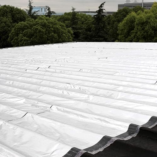 Banda Autoadhesiva Bituminosa Tela Asfaltica Autoadhesiva Cinta Selladora Butilo de Aluminio Rollo Adhesivo de Tela Asfáltica para Ruptura de Tuberías Goteras Grietas Barcos(W1.0m x T2.0m x L5.0 m)