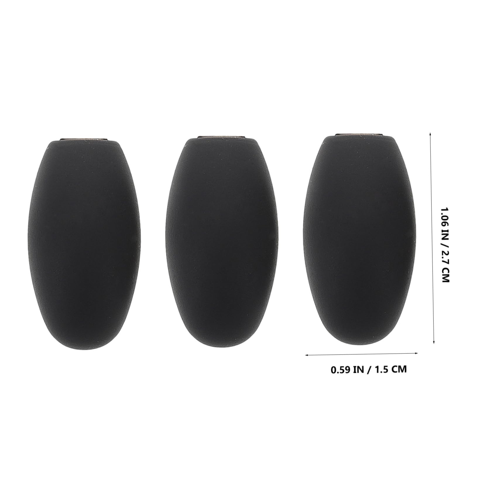 BESPORTBLE 3Pcs Saxophone Thumb Rest Cushions for Woodwind Instruments Ergonomic Finger Support for Alto and Clarinet Reduces Hand Strain Easy to Install and Adjust Multiuse Design for