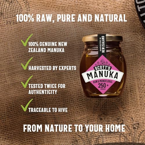 Miel Manuka Scott’s Honey MG250+ 8 oz miniatura 2