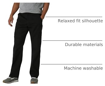 Wrangler Authentics Men's Twill Relaxed Fit Cargo Pant (Logan)