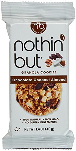 Nothin' But Granola Cookies - Chocolate Coconut Almond - 1.4 Ounces - 24 Pack