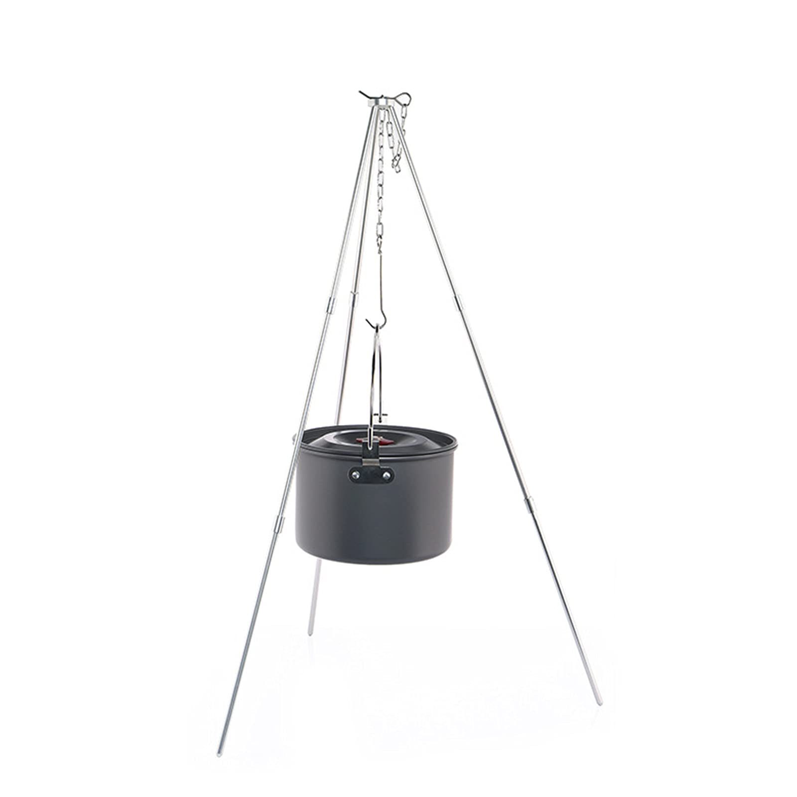 Trépied pour barbecue et camping, maniques portables à suspendre, accessoires de cuisine en aluminium pour l'extérieur