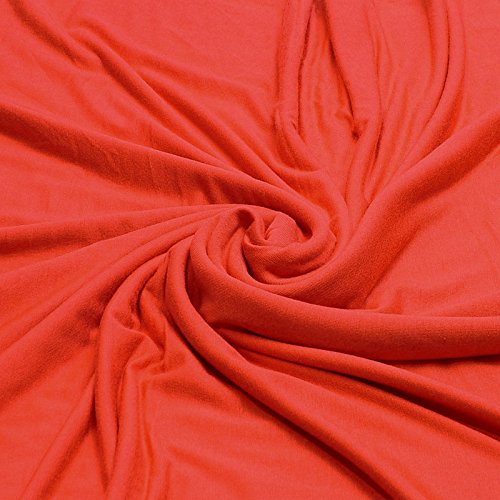Tessuto elasticizzato tinta unita, in viscosa e