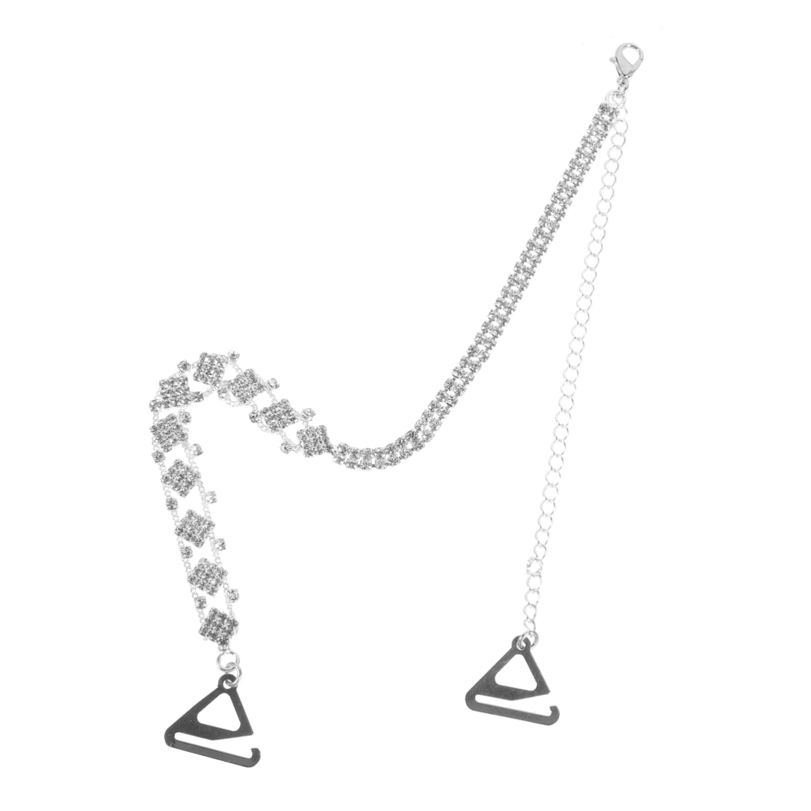 8piezas Correa Decorativa Para Sujetador Brillantes y Removible De Straps Para Mujer Para Ropa De Fiesta y