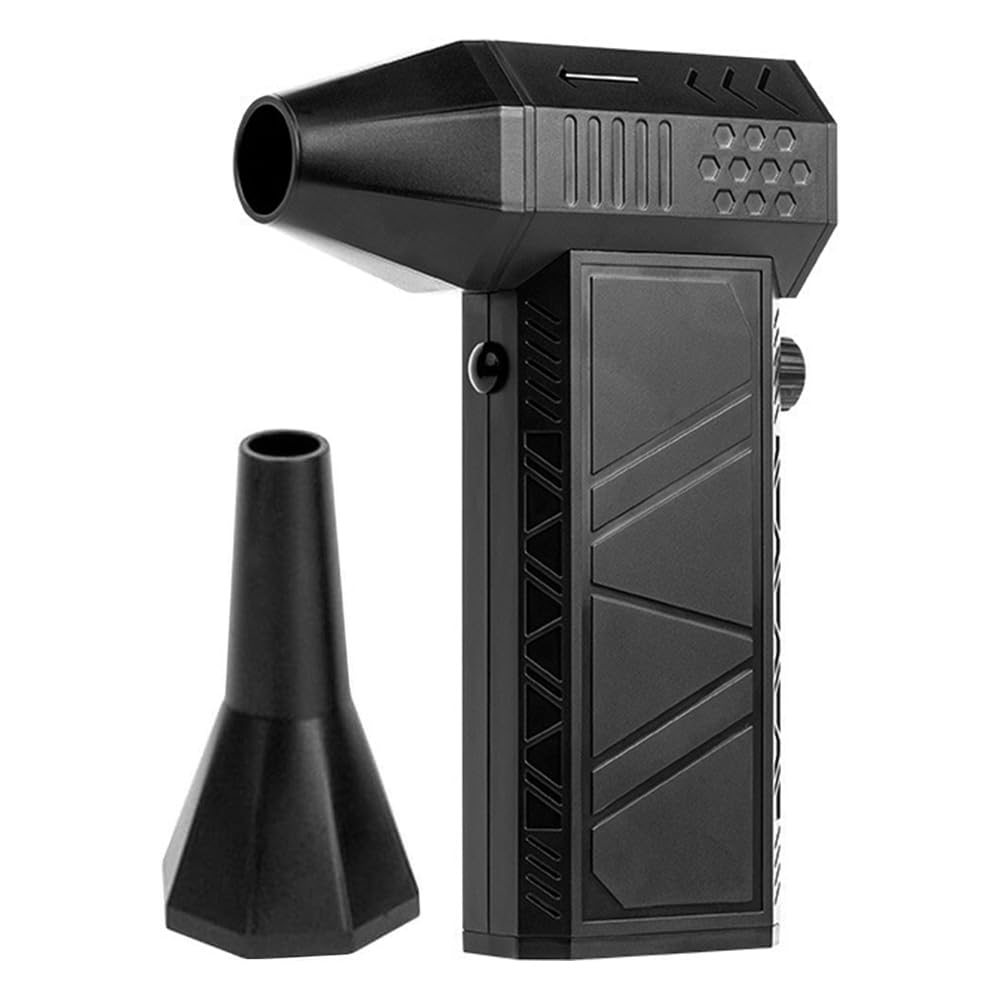 Sarini Verbesserte Version Violent Turbo Fan 130000 U/min Bürstenloser Motor Industrieller Ventilator Hochgeschwindigkeits-Hurricane-Mini-Tragbarer Ventilator Eingebauter 4000-mAh-Akku