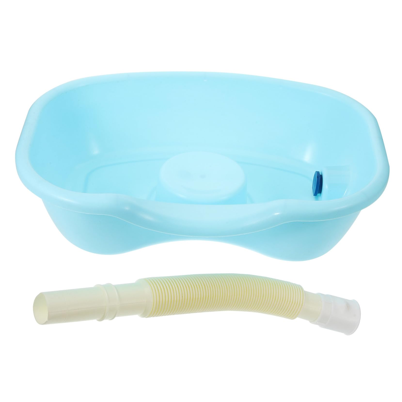 Hohopeti Ergonomisches Haarwaschbecken für Senioren und Bettlägerige Waschschüssel mit Nackenstütze für Bequemes Haarewaschen im Bett Tragbar und Geeignet für Erwachsene Schwangere