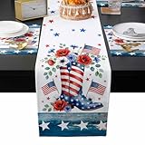 Independence Day Table Runner with Placemats Set of...