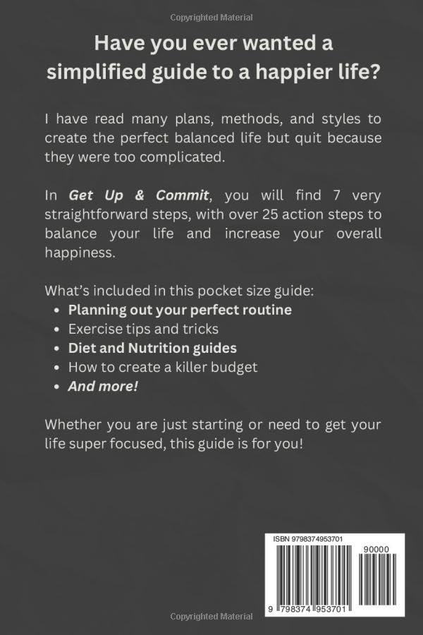Miniatura 2 de Get Up & Commit 7 Steps To A Happy Life (The Personal Transformation Series)