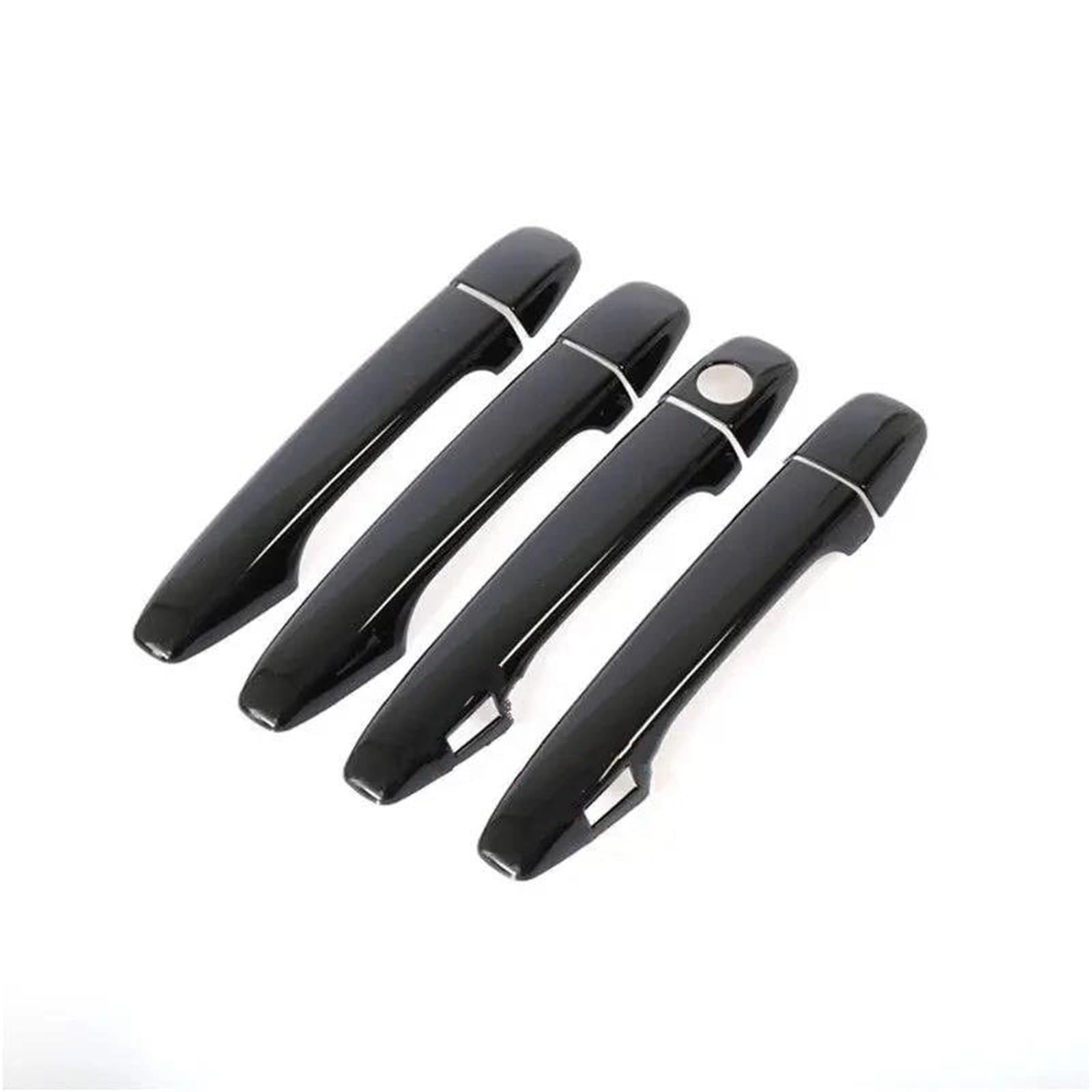 Dtasmbd Black 3 Exterior Side Door Handle Protective Covers Car Exterior Door Handle Cover Trim For Subaru Wrx For Outback For Forester For Impreza 2013 2014 2015 2016 2017 2018 Glossy Black Auto(Black 3)