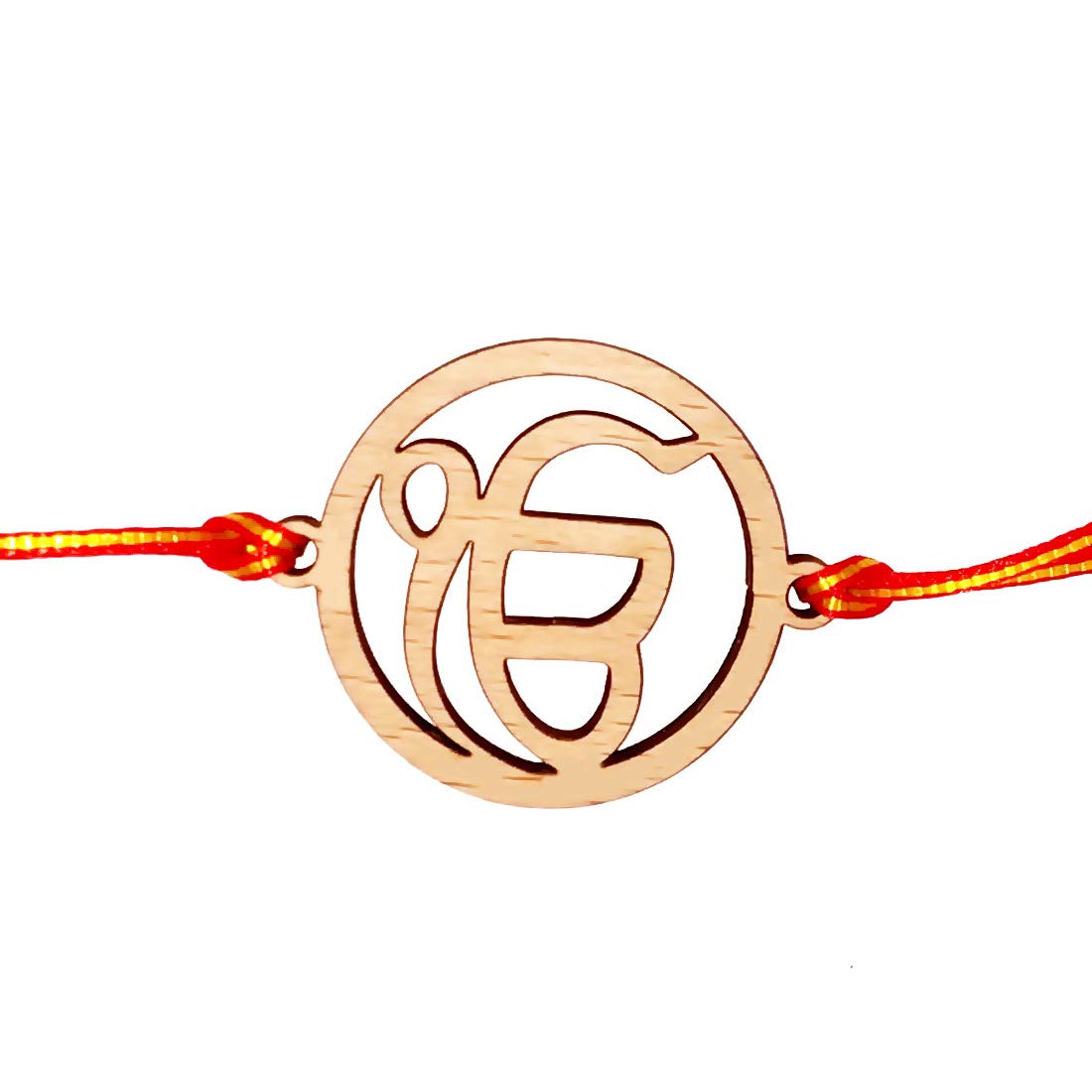 GFTBX Ek Onkar Round Beautiful Rakhis for Men (Wood, Brown) (B08CD1BC9H) Amazon Price History, Amazon Price Tracker