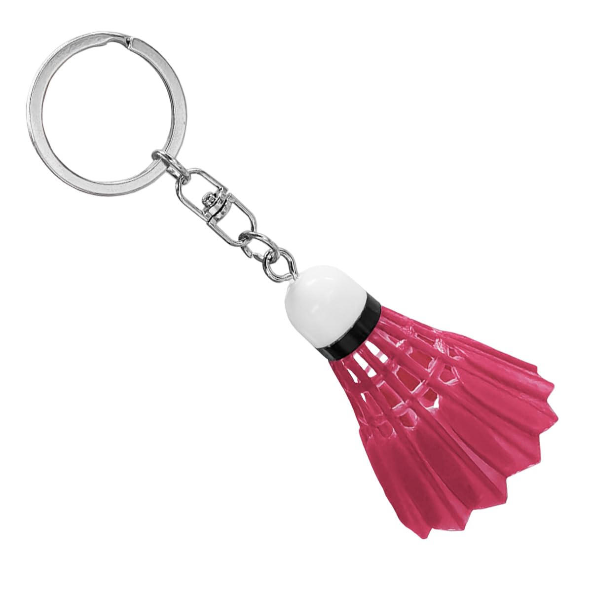Mini Badminton Car Key Chain Personalized Auto Key Fob Keychain Holder Key Ring Decoration Accessories for Women Men