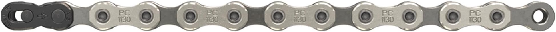 SRAM PC 1130 11-Speed Solid Pin Bicycle Chain with PowerLock Chain Connector, 114 Links