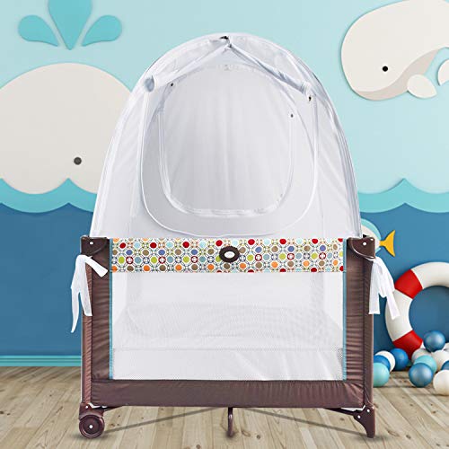 image for Baby & Beyond Baby Pack 'N' Play Pop Up Tent Safety Net, Protects from