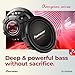 PIONEER TS-A301D4 - Powerful 12-inch Subwoofer, 1600 Watts Peak Power, Dual 4 Ohm Voice Coil for Powerful Bass
