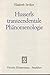 Produktbild Husserls transzendentale Phänomenologie
