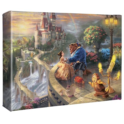Thomas Kinkade Disney Beauty and The Beast (Beauty & the