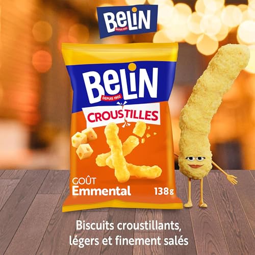 Biscuits Apéritifs Goût Emmental Croustilles Belin Le Sachet De 138 G - vue 8
