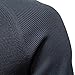 Mens Crew Neck Knit Shirts Casual Long Sleeve Classic Work Business Pullover Tops Slim Fit Casual Fashion Sweaters Dark Gray