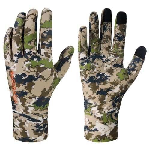Guantes de caza camuflaje hombre pesca senderismo aire libre táctil