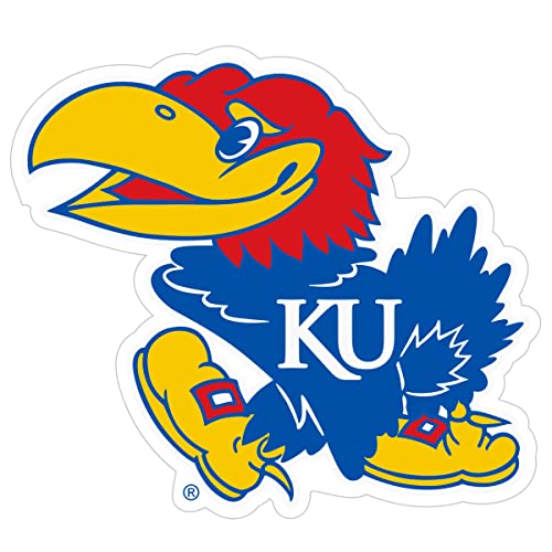 Siskiyou Sports NCAA Kansas Jayhawks 8 inch Auto Decal, One Size, Team Colors