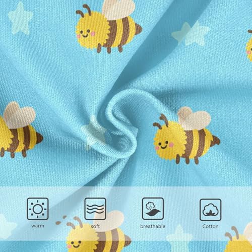 Cute Bee Star Blue Toddler Girls's Underwear 2T 23022323