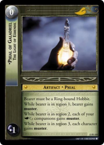 Decipher LOTR TCG BL BLOODLINES Phial of Galadriel Light of EARENDIL 13R155