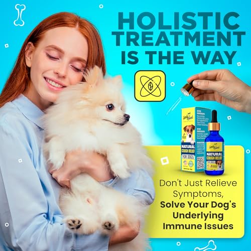 Handy Hound Kennel Cough Treatment for Dogs - USA Made - Dog Allergy Relief & Kennel Cough Support Made with Natural Herbal Supplements - Dog Cough Suppressant 2 oz (60 ml)