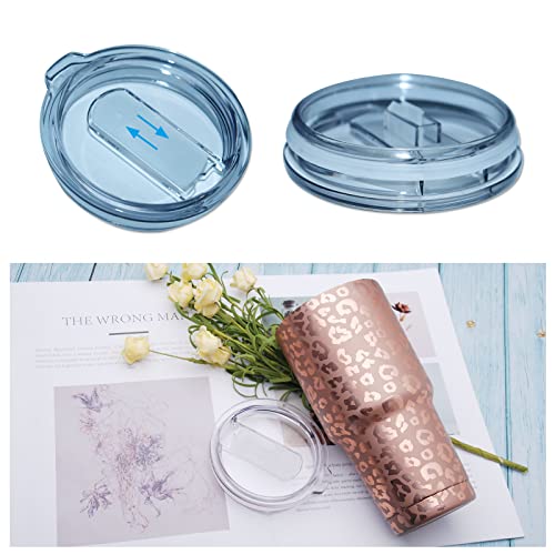 Gabigaba Leopard Print Tumbler, 30Oz 20Oz Insulated Tumbler Stainless Steel, Double Wall Vacuum Coffee Mug Cheetah Water Bottle Cup, Travel Mug With Lid For Women (Rose Gold 30Oz) #TOP3