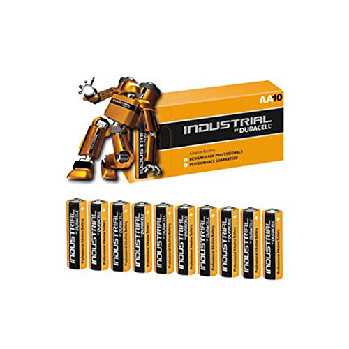 Industrial by Duracell MN1500 – Alkaline battery, AA LR06, Pack of 10.