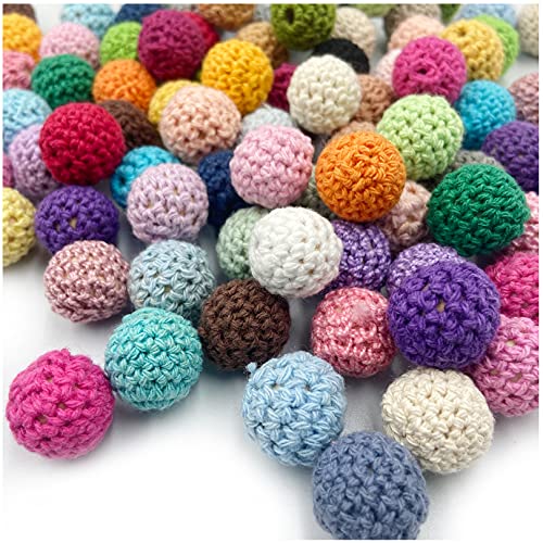 Perles en bois de 20 mm pour bracelets en macramé et accessoires DIY - 4