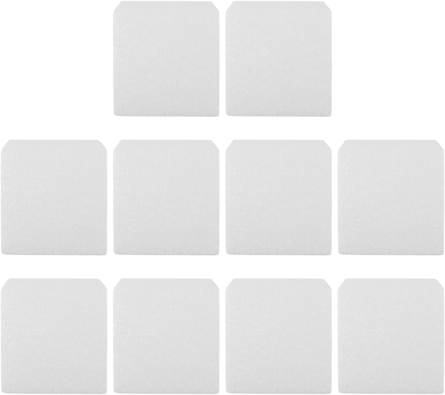 Craft Foam Blocks Square Polystyrene Bricks White Foam Cubes 20pcs 3 Inch for DIY Art Projects Flower Arrangements Models Cake Decorations