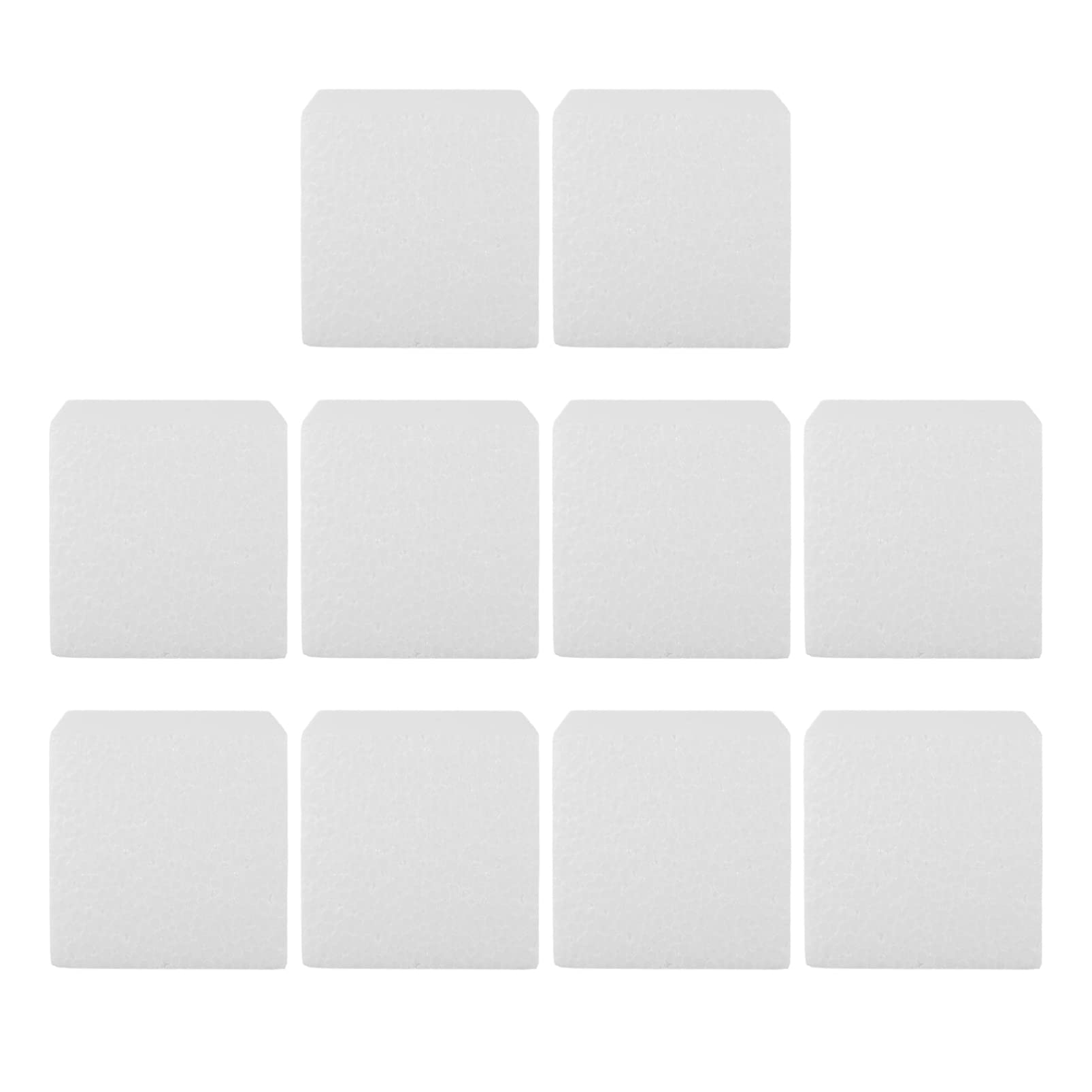 Craft Foam Blocks Square Polystyrene Bricks White Foam Cubes 20pcs 3 Inch for DIY Art Projects Flower Arrangements Models Cake Decorations