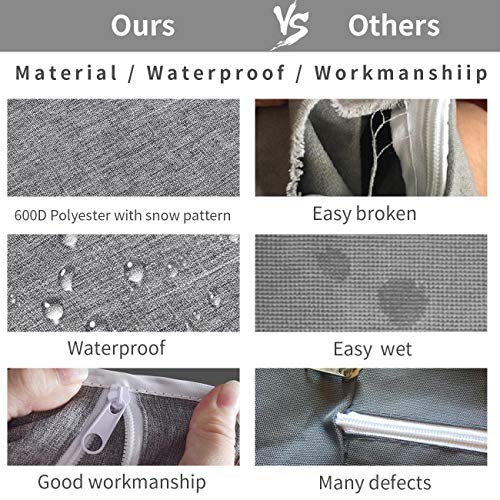 Keepjoy DOOR-HANGING LAUNDRY HAMPER BAG Hanging Laundry Hamper Bag With Free Adjustable Stainless Steel Door 2 Pcs Suction Cup Hooks thumb #3