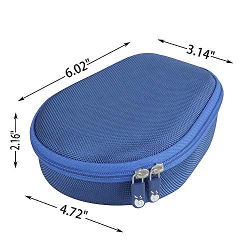 Image of Hermitshell Case for AfterShokz Trekz Air /AfterShokz Aeropex /Titanium Mini /Shokz OpenRun Pro /SHOKZ OpenRun Pro 2 Open Ear Wireless Bone Conduction Headphones AS650 / AS800 (Ocean Blue)(Only Case)
