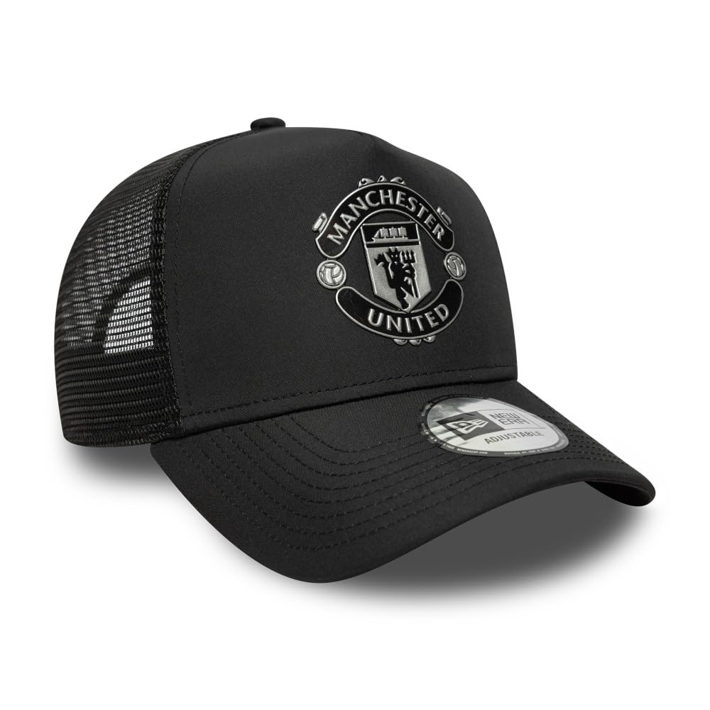 New Era Manchester United Cappello da camionista riflettente nero